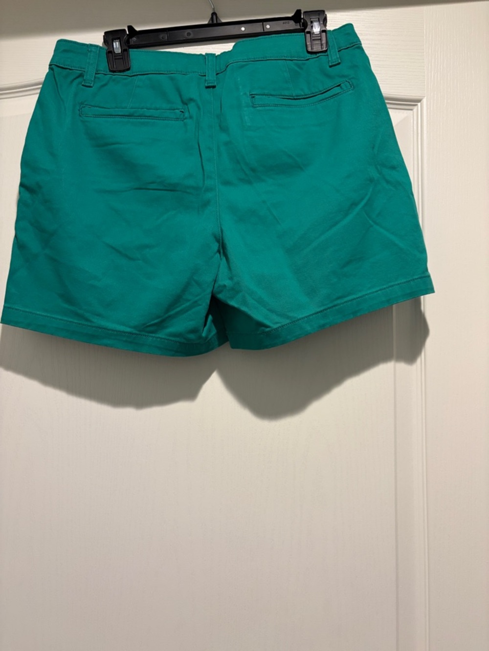St. John's Bay Teal Green Casual Cargo Shorts - Picture 2 of 4